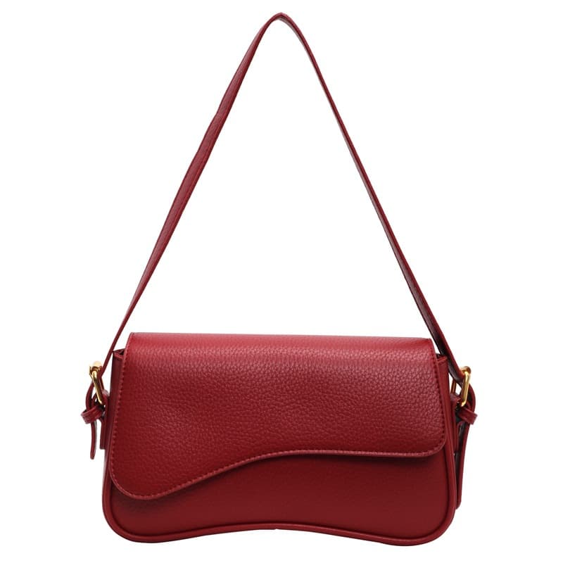 Retro Solid-color Stylish Single-shoulder Crossbody Bag