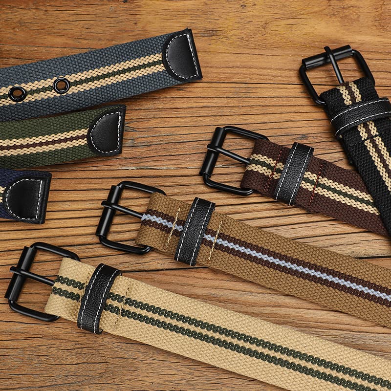 Unisex Thickened Canvas Belt