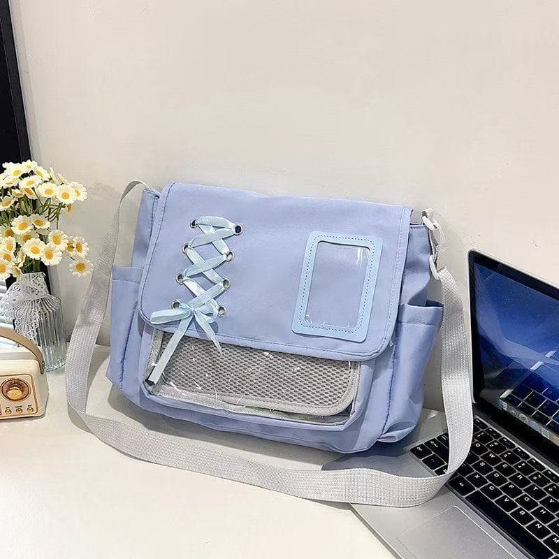 Original Pain Transparent Badge Single-shoulder Crossbody Bag